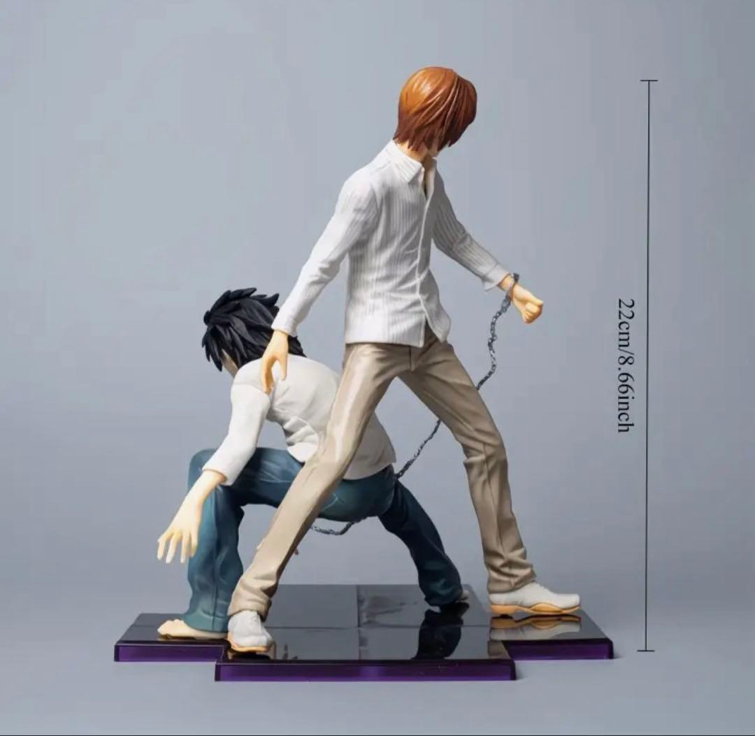 DEATHNOTE フィギュア 夜神月&L 新世界の神 オブジェクト