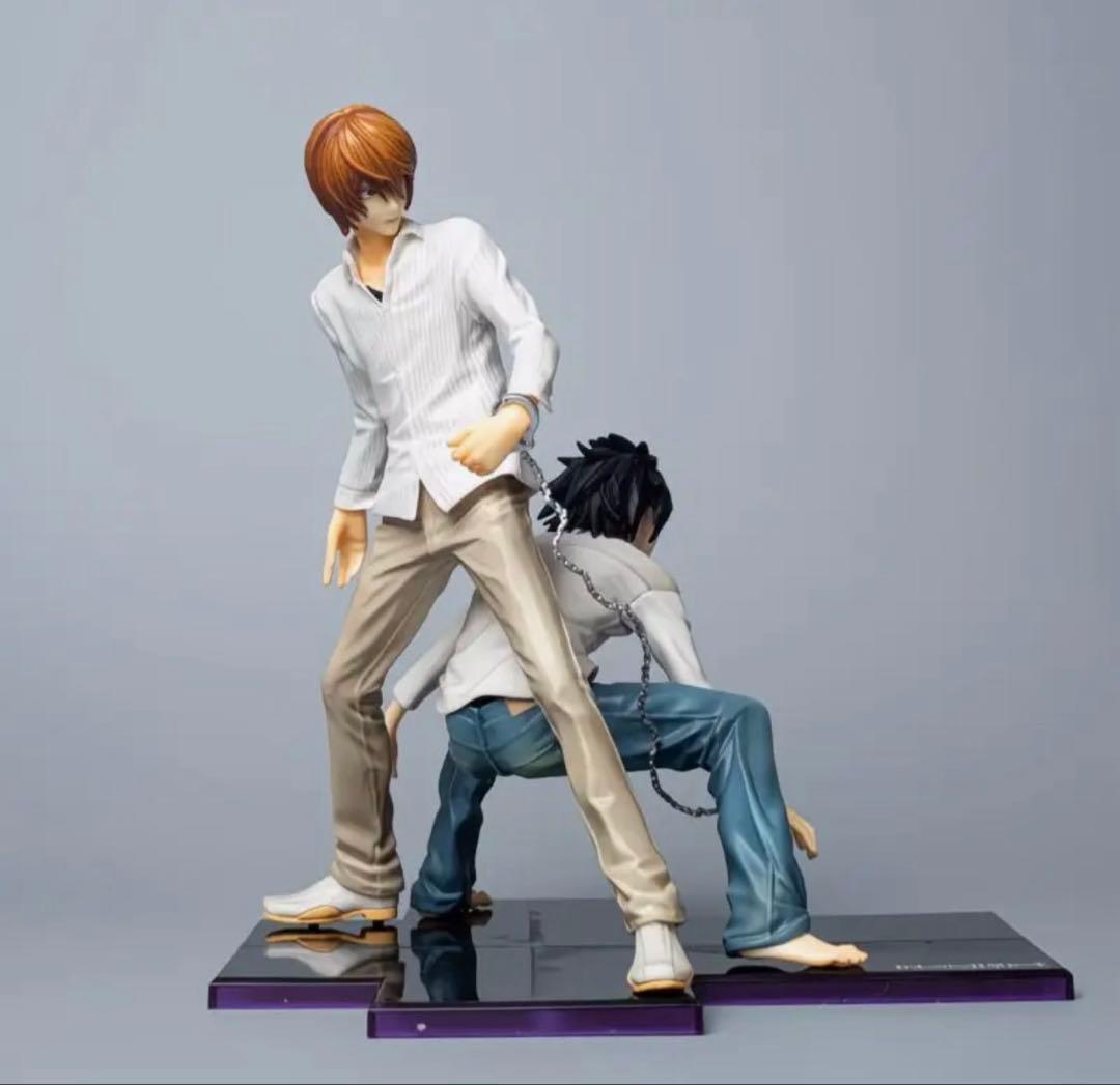 DEATHNOTE フィギュア 夜神月&L 新世界の神 オブジェクト