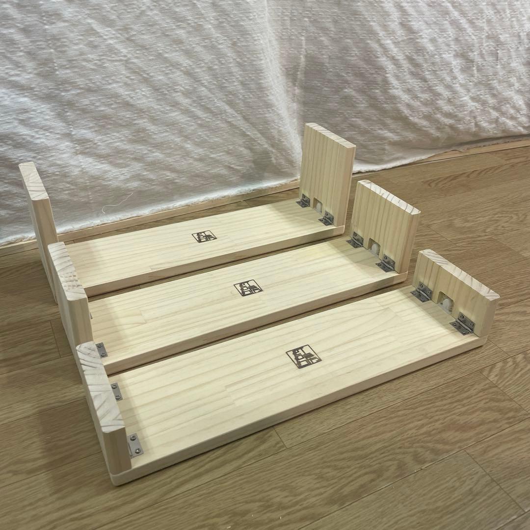 折りたたみコの字ラック横幅45cm 3点セット】イベント什器/マルシェ