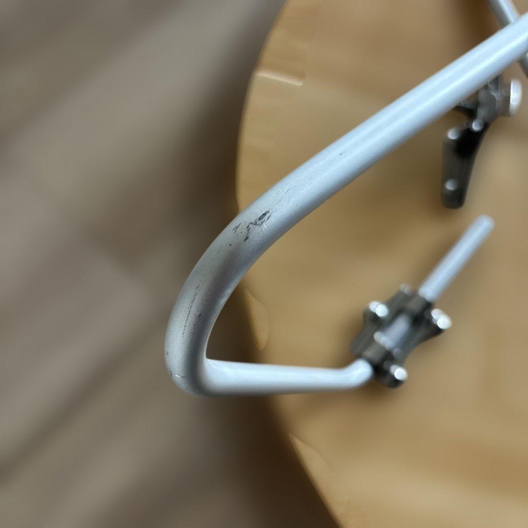  peak 竹製円形折りたたみテーブル