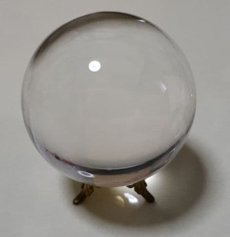 天然水晶　丸玉　50.2mm