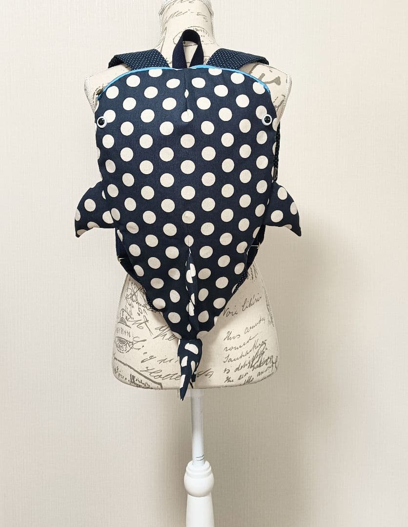 ジンベイザメ　リュックサック　ハンドメイド　鮫　水族館