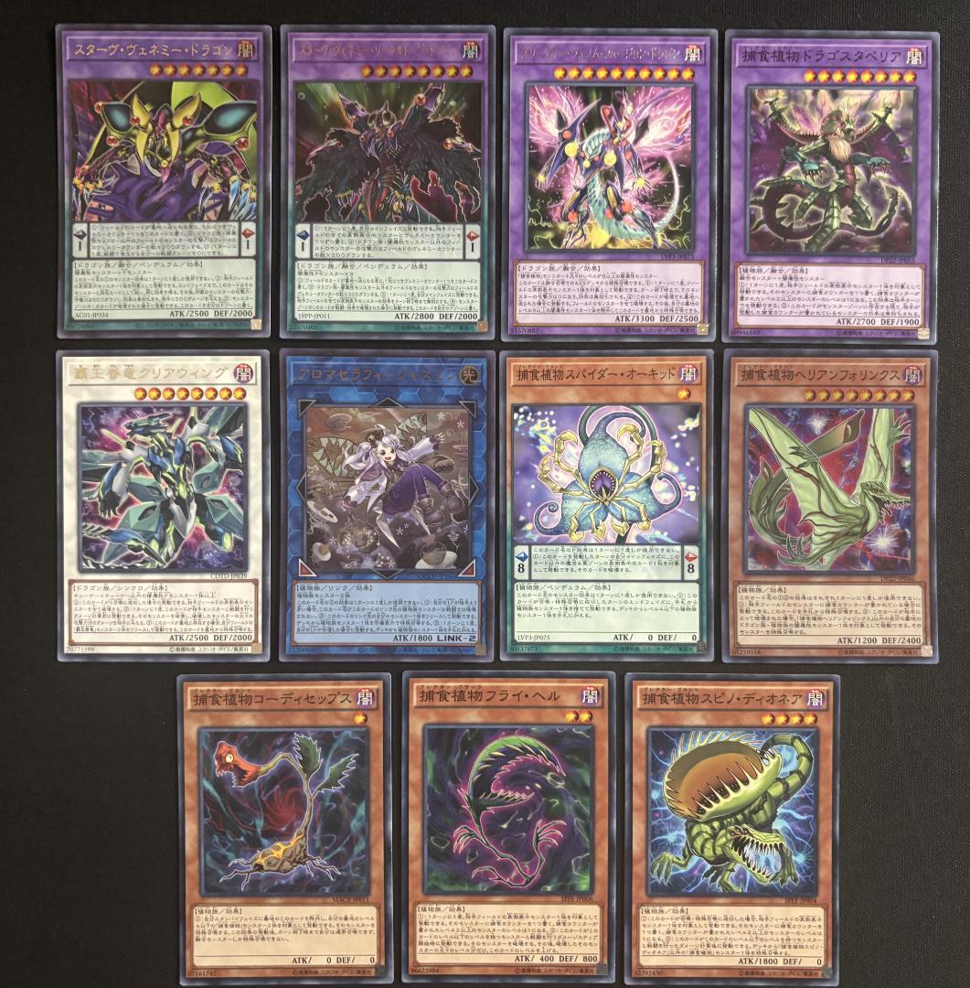 A008 遊戯王 捕食植物 構築済みデッキ メイン40枚+EX15枚+他11枚