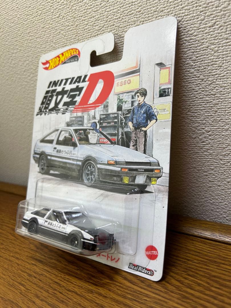 新装版全巻購入特典 ホットウィール 頭文字D TOYOTA AE86 トレノ