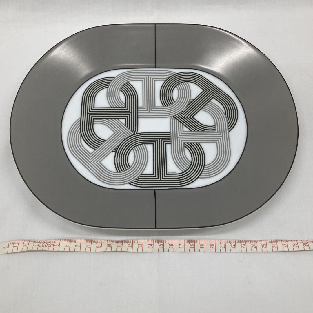 【未使用】エルメス HERMES　ラリー24　オーバルプレート ラージ