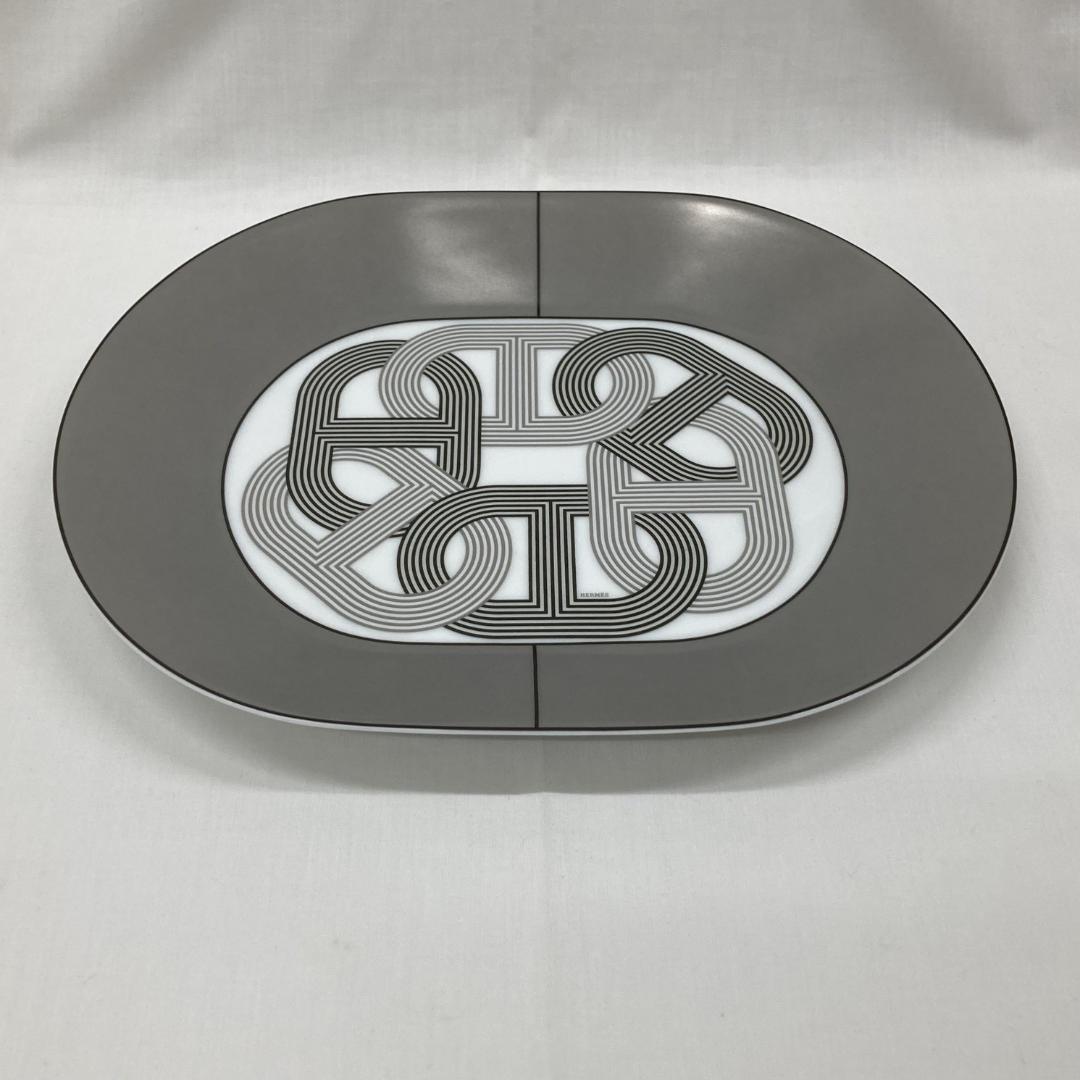 【未使用】エルメス HERMES　ラリー24　オーバルプレート ラージ