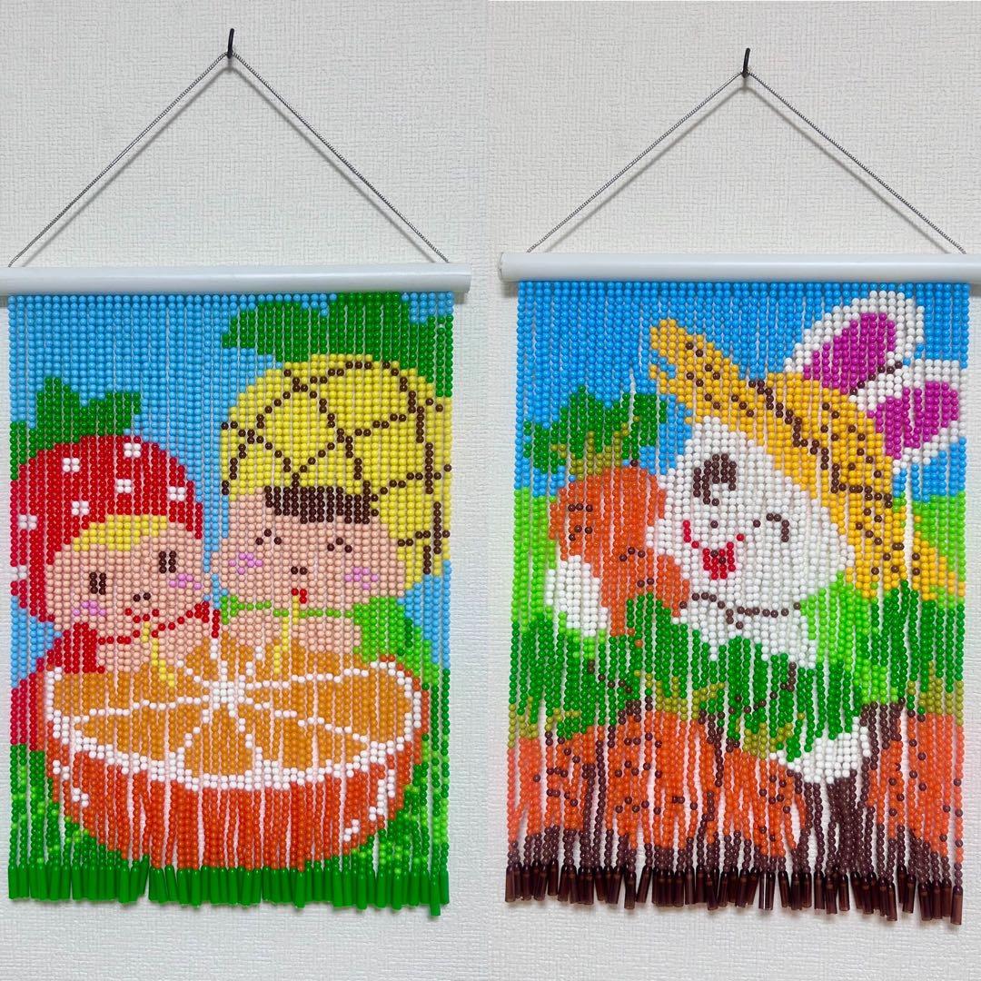 ☆昭和レトロ☆ ビーズのれん タペストリー スキルきゃんでぃ まとめ