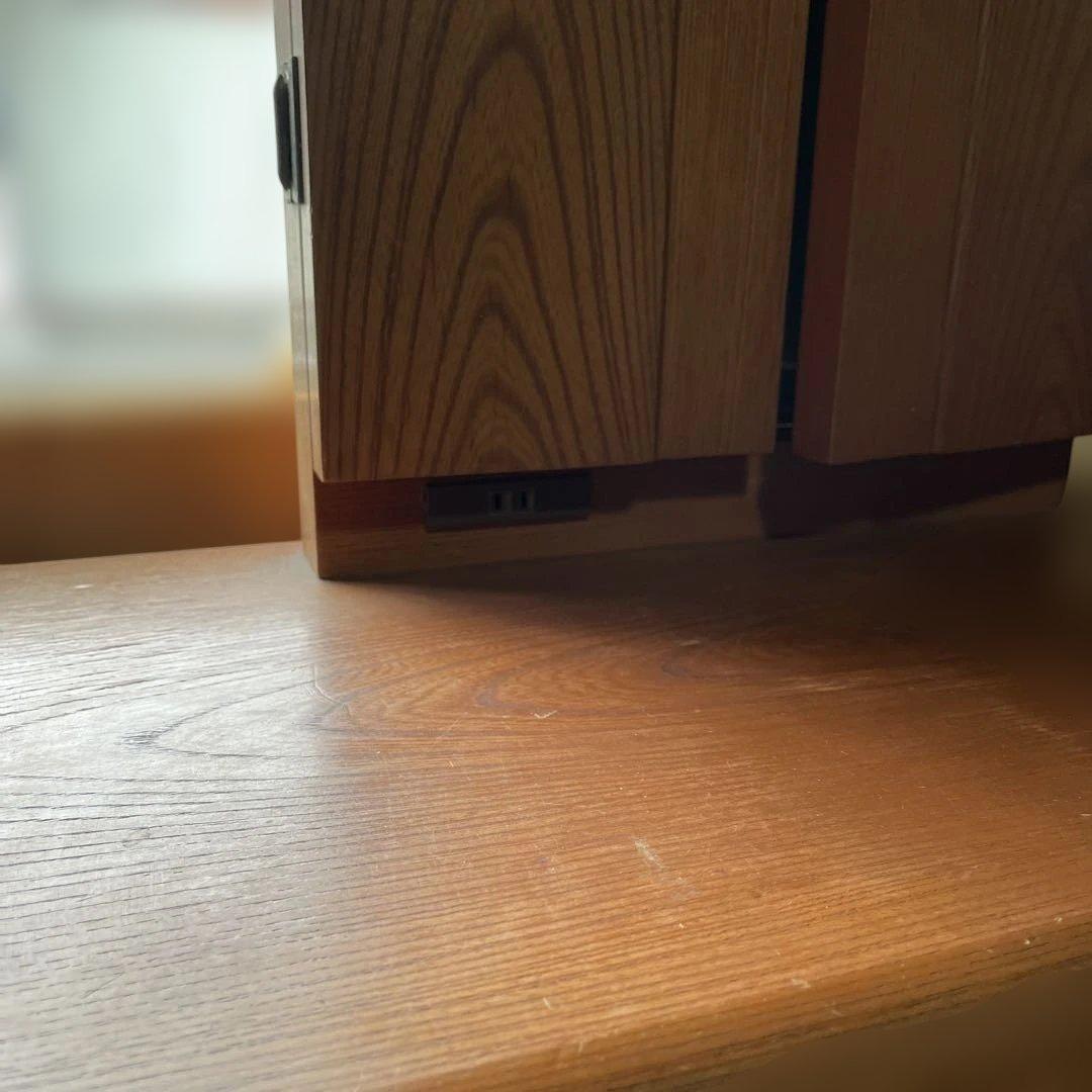 三面鏡 ブラウン木製ドレッサー 鏡台 化粧台　昭和　レトロ家具