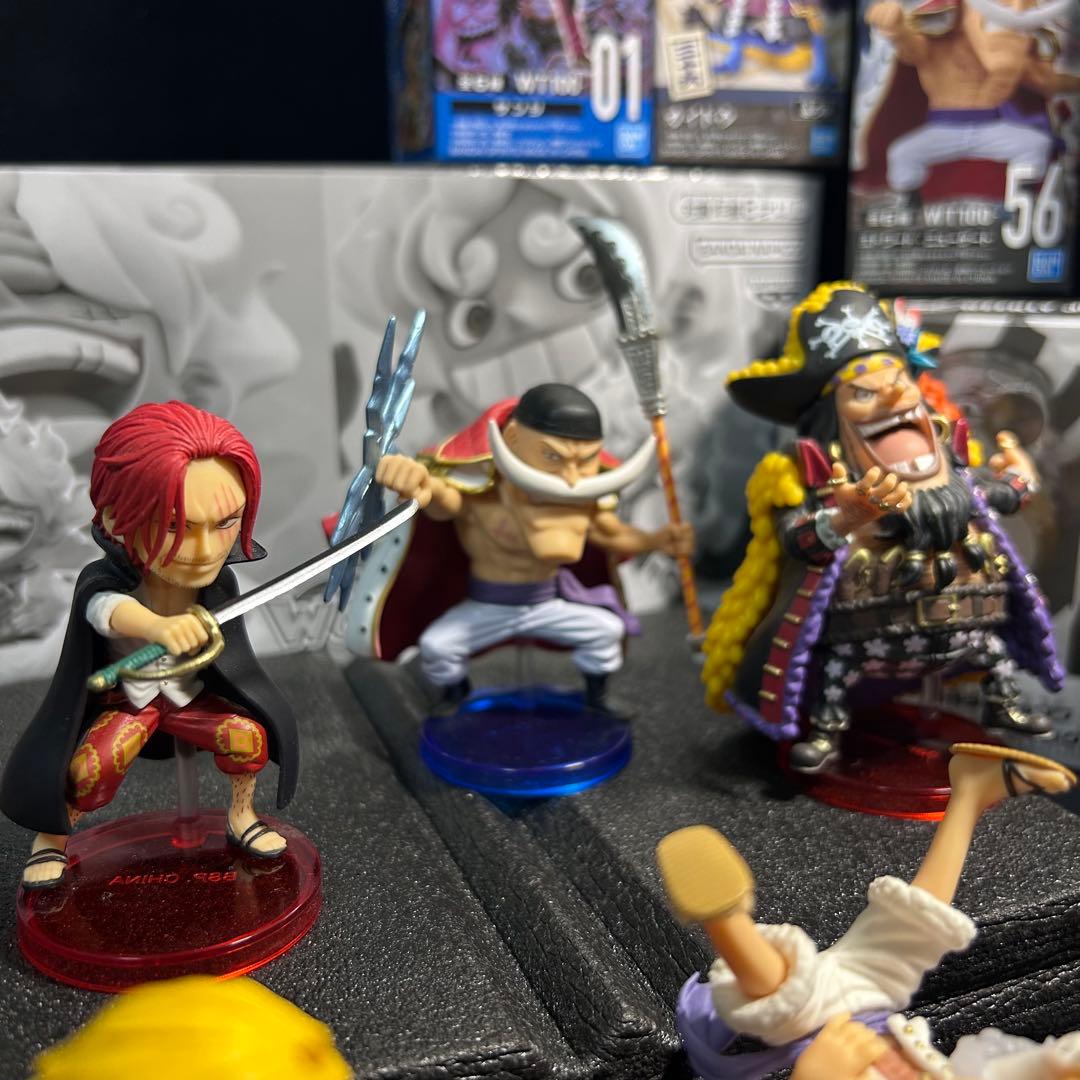 ワンピース9体セット 現四皇ワールドコレクタブルフィギュア＋旧四皇