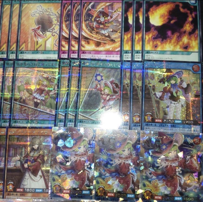 スパークハーツ　ハイレア　デッキパーツ シークレット　オーバーラッシュ　３コン