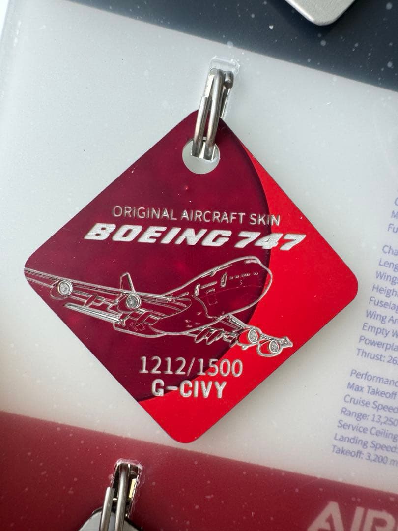 Airlinertags クラシックセット B747 A380 コンコルド