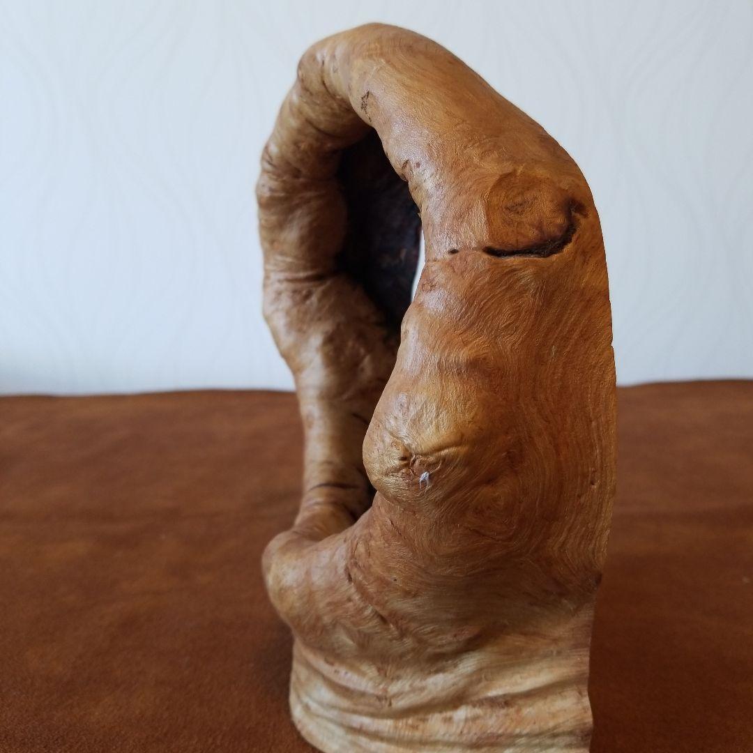 置物オブジェ　欅けやき《全て丸くおさまる》稀少！