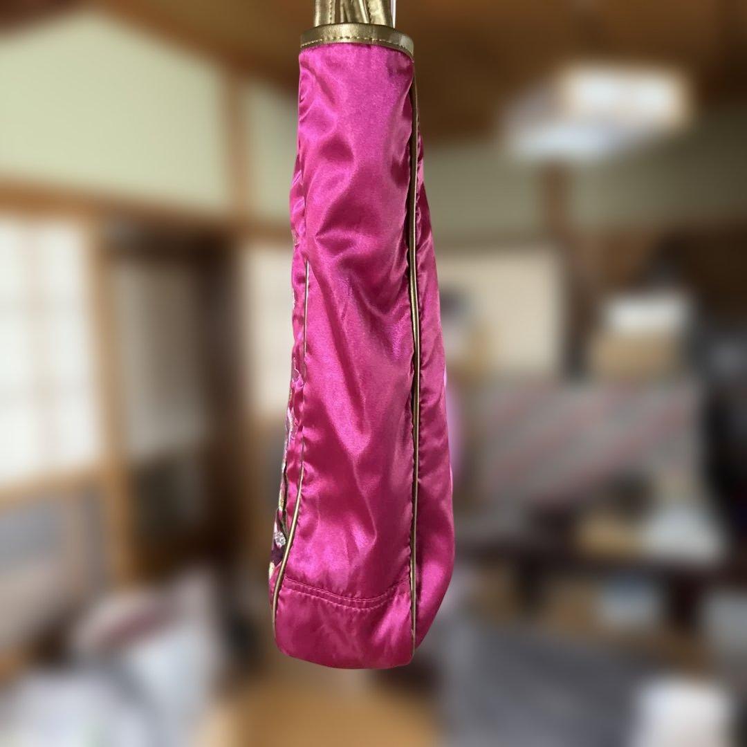 ハローキティ スカジャン生地 豪華刺繍 ピンク トートバッグ - メルカリ