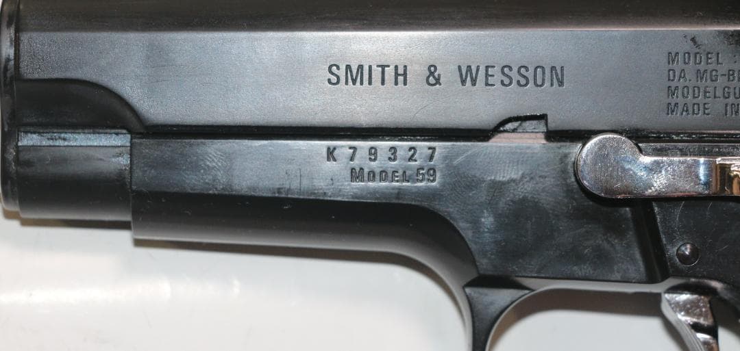 ウェスタンアームズ製ABS樹脂モデルガン Ｓ＆Ｗ Ｍ５９コンバットカスタム合法品