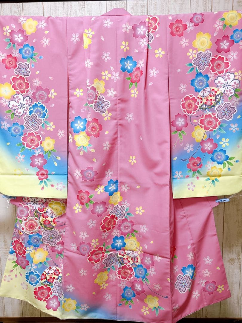 人気カラー♡七五三　7歳　女の子　フルセット　一式　ピンク系