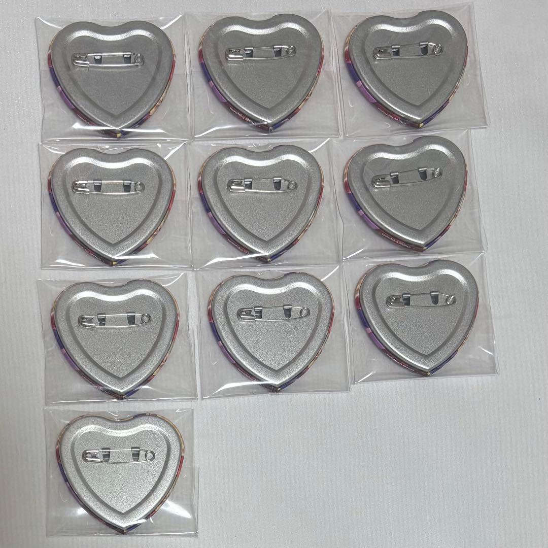 あんスタ 中国 傾心缶バッジ ハート缶バッジ フィーチャー 白鳥藍良 10