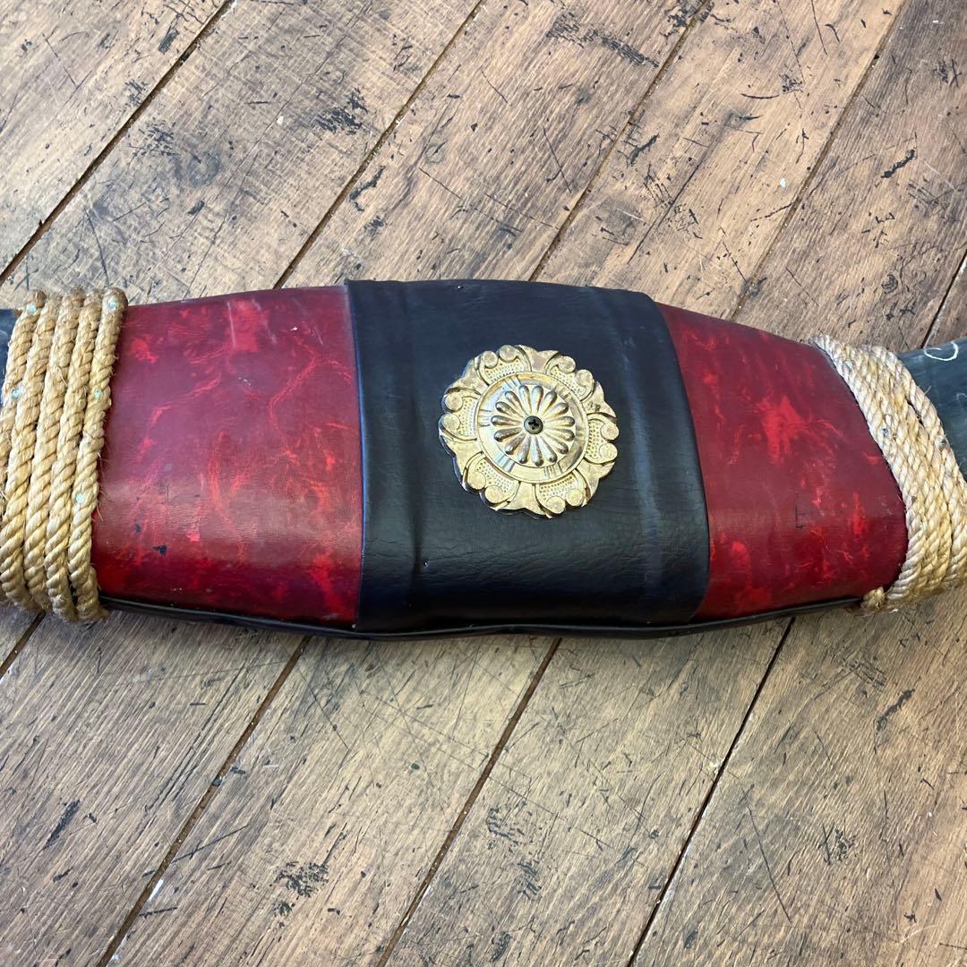 昭和レトロ アンティーク 水牛の角 彫刻 龍 双龍 天然 縁起物 置物 オブジェ