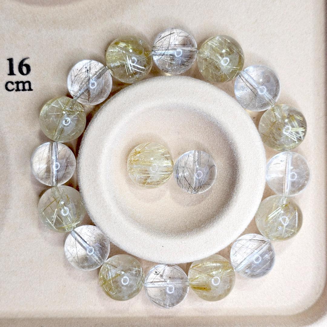 【ポリパ】サイズ約16.5cm ゴールドルチル シルバールチル