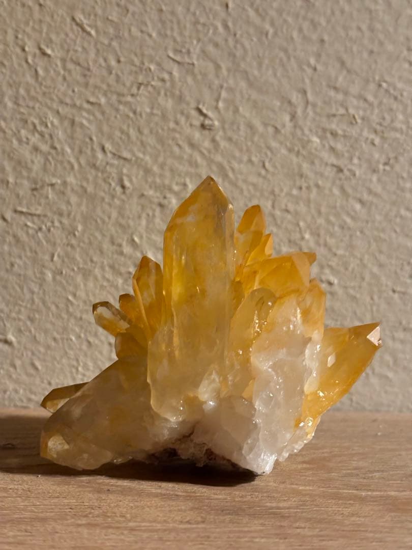 天然のオーラ　黄金の治癒者　ゴールデンヒーラー　水晶　クラスター　アーカンソー産