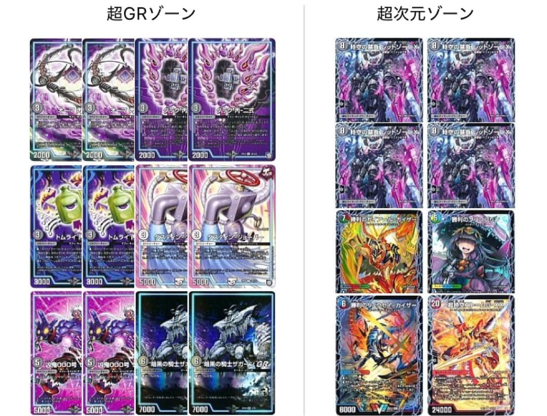 アドバンスのデッキ、GR