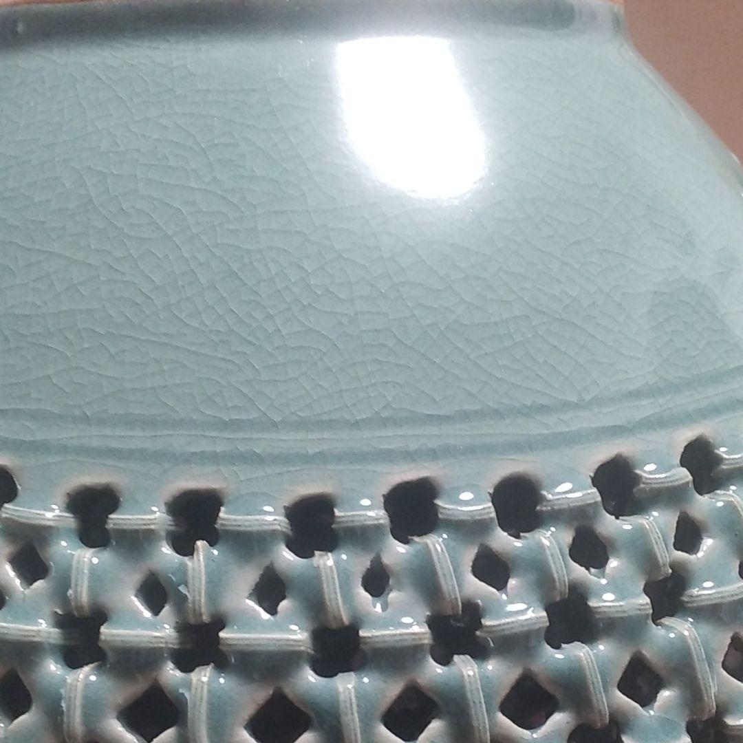 骨董・青磁の飾り壺