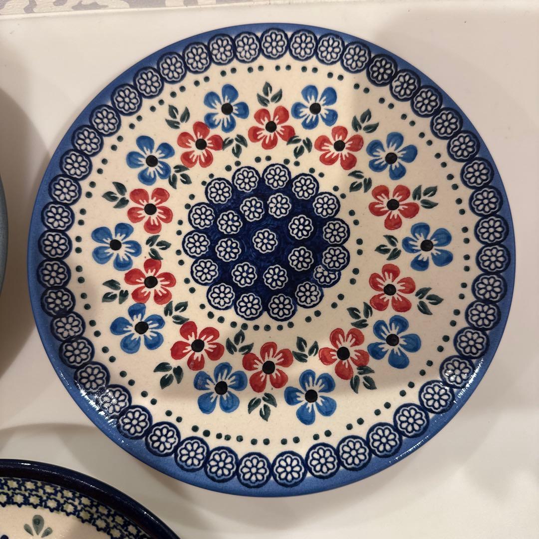 ポーリッシュポタリー　お皿　5枚セット