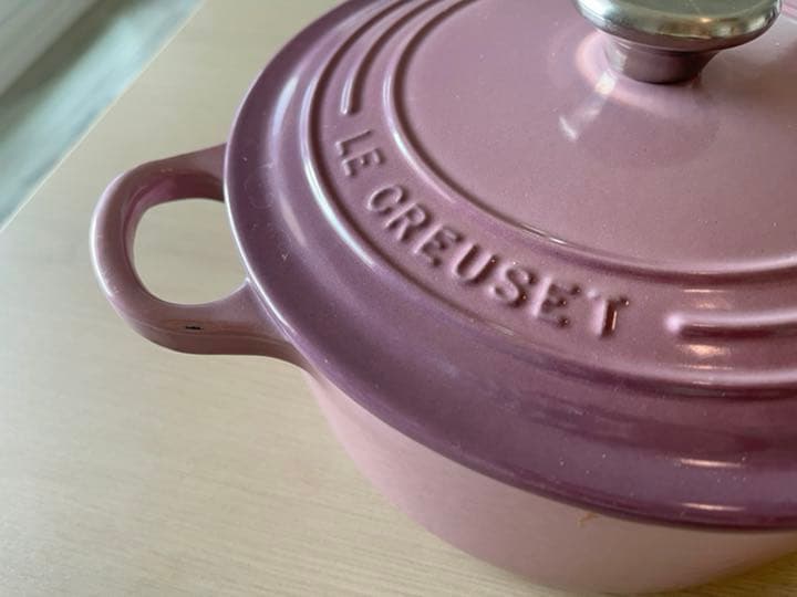 モーヴピンク ル・クルーゼ ココットロンド パープル ピンク 22センチ