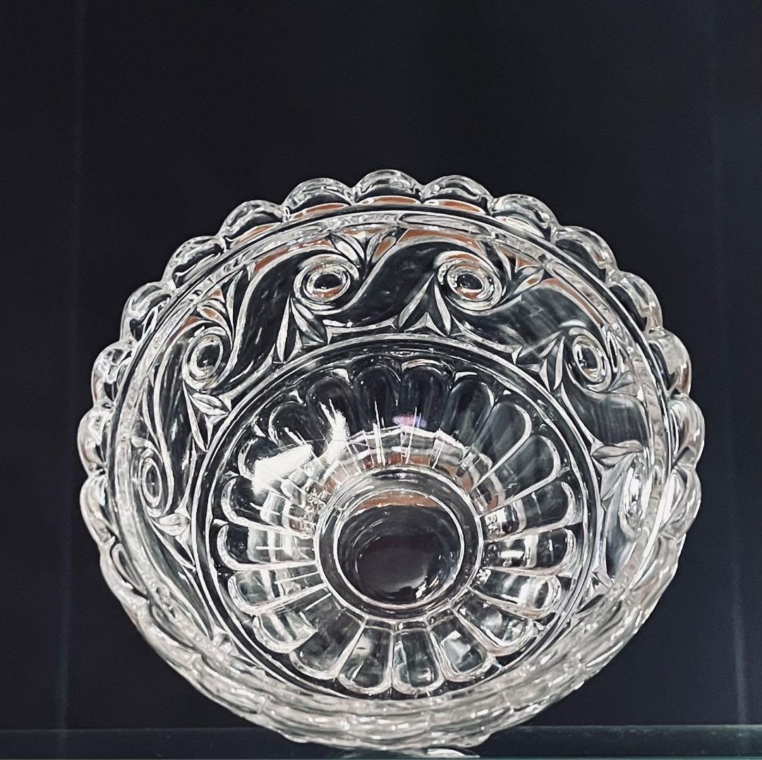 BACCARAT バカラ/※ルッセ 蓋物 キャンディーボックス クリスタル