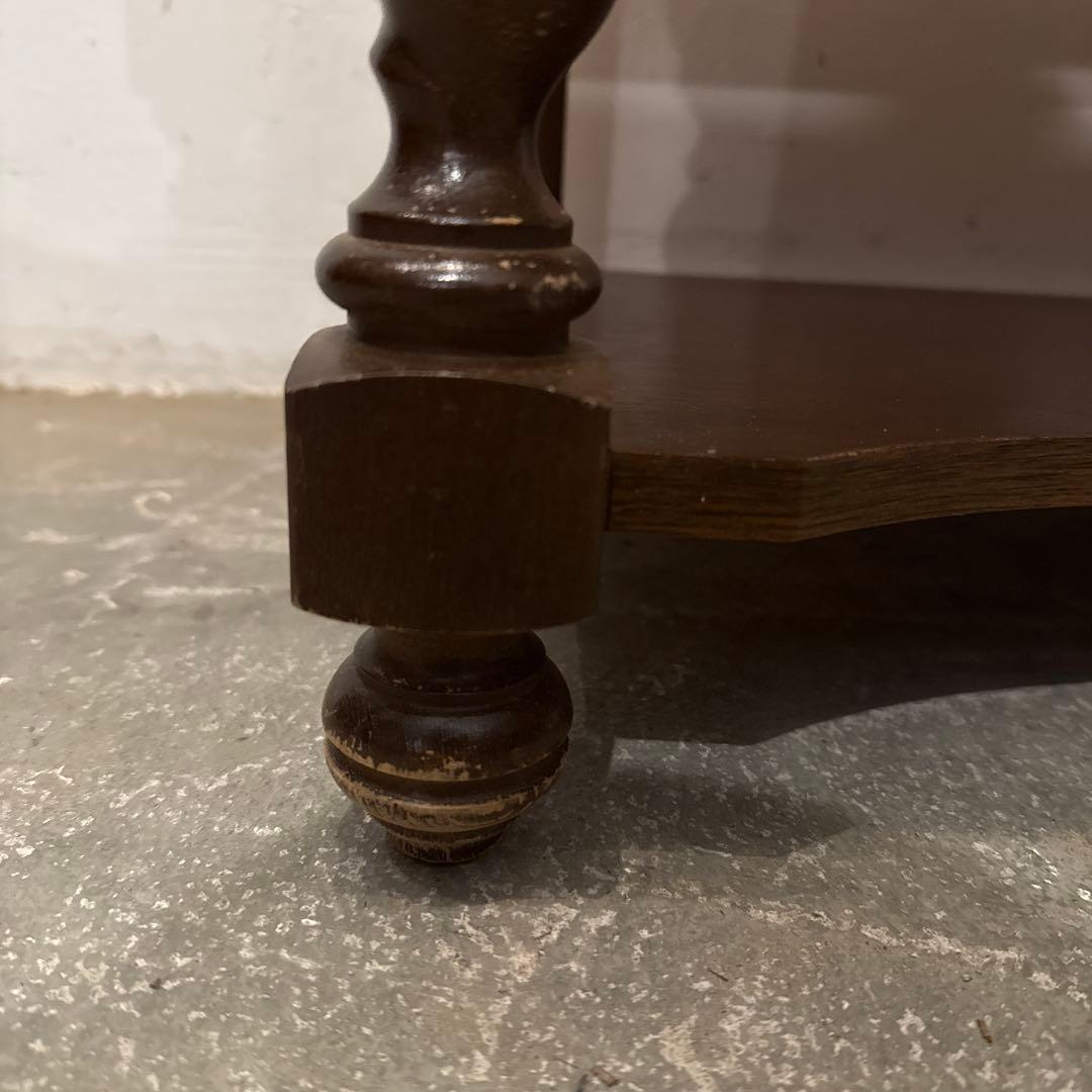 年末年始saleヴィンテージ　木製サイドテーブル　引き出し付き