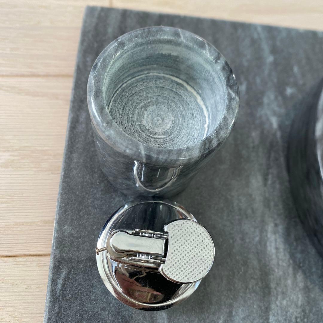 卓上　灰皿　ガスライター　タバコケース　喫煙セット