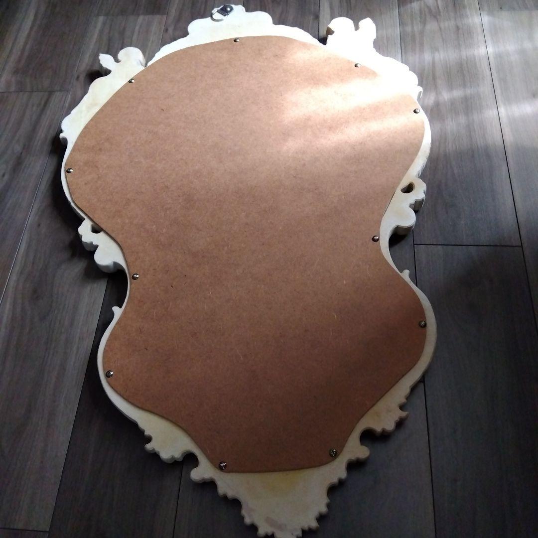 ウォールミラー　鏡　yamazaki7777様　天使　エンジェル　可愛い　ロココ