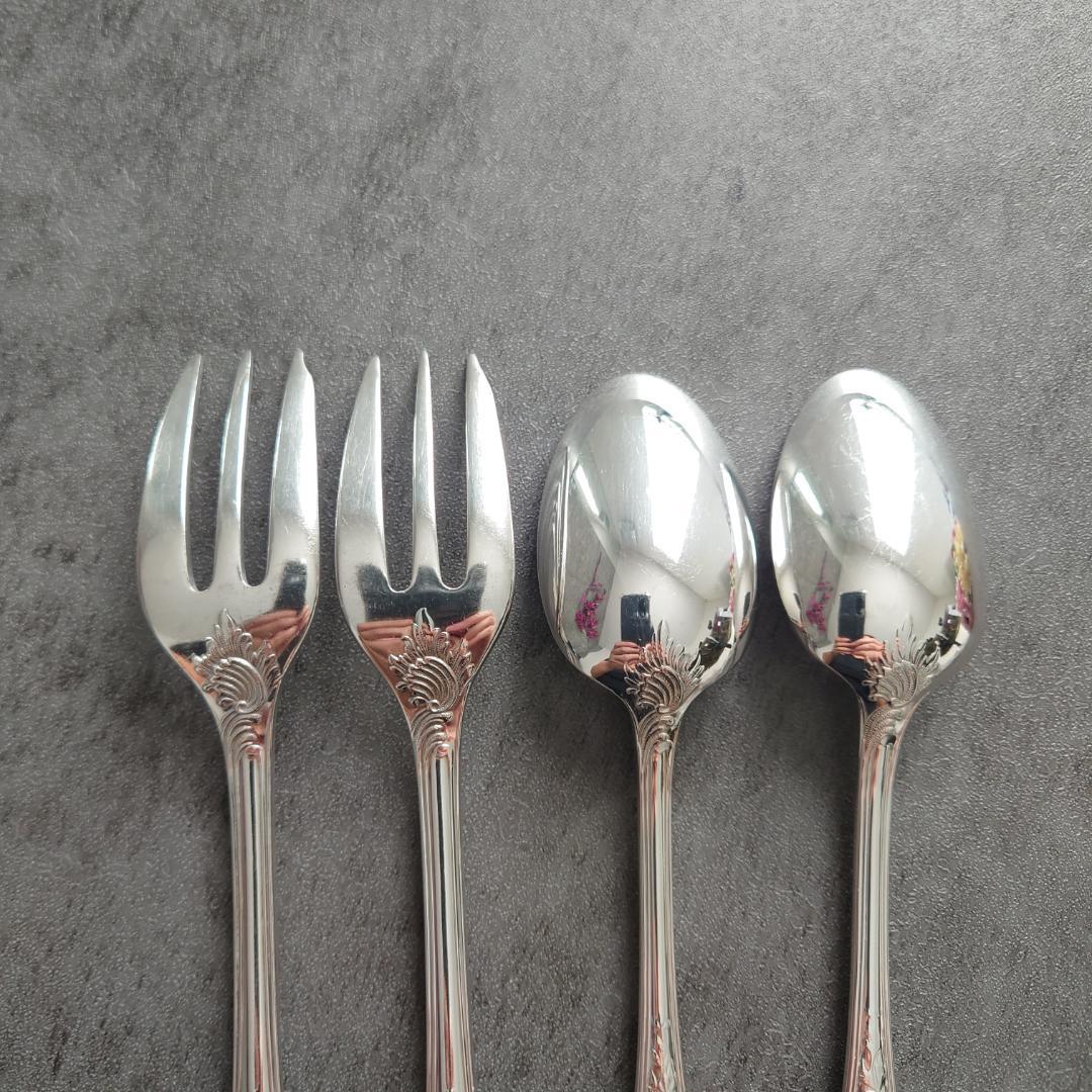 クリストフル マルリー ケーキフォーク コーヒースプーン 計4点