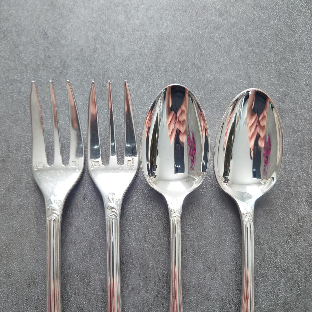 クリストフル マルリー ケーキフォーク コーヒースプーン 計4点