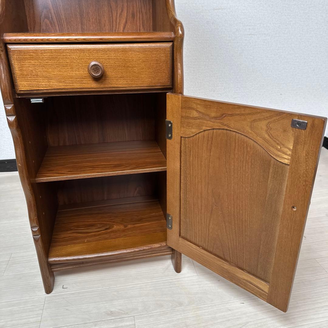 カリモク コロニアル 電話台 FAX台 花台 飾り台 収納棚 i4※