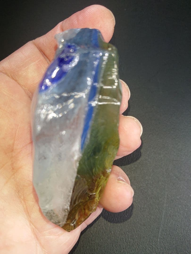 超希少■幸運の象徴■三種の神器マルチカラー・スリーカラーMIXアンダラクリスタル