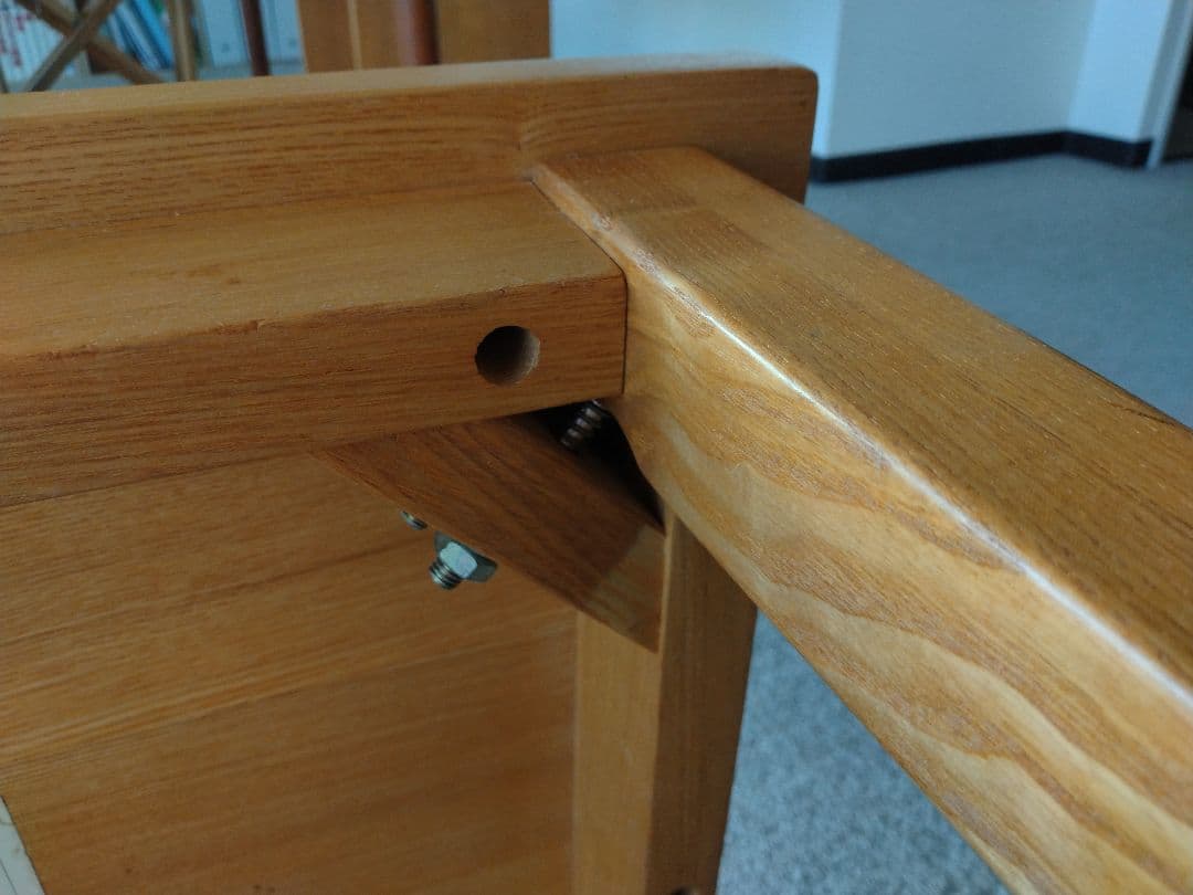 【美品】MUJI無印良品 タモ材ローテーブル/座卓/センター机/カフェラウンジ