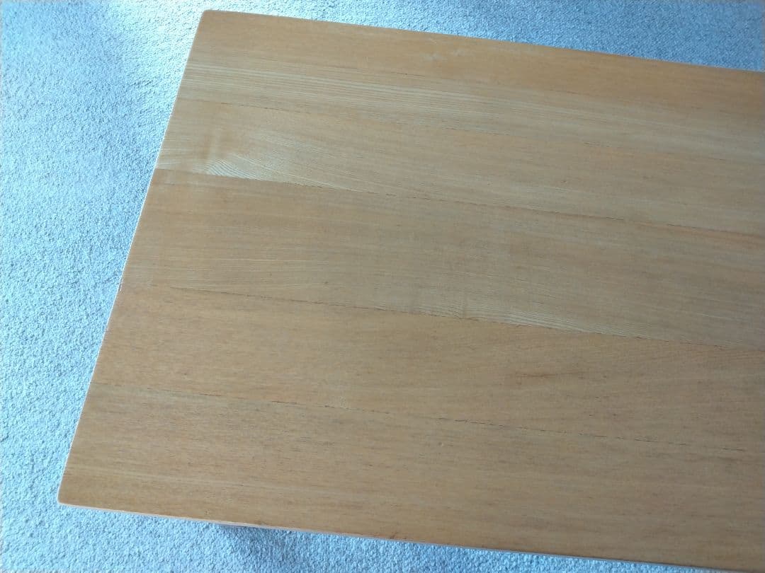 【美品】MUJI無印良品 タモ材ローテーブル/座卓/センター机/カフェラウンジ