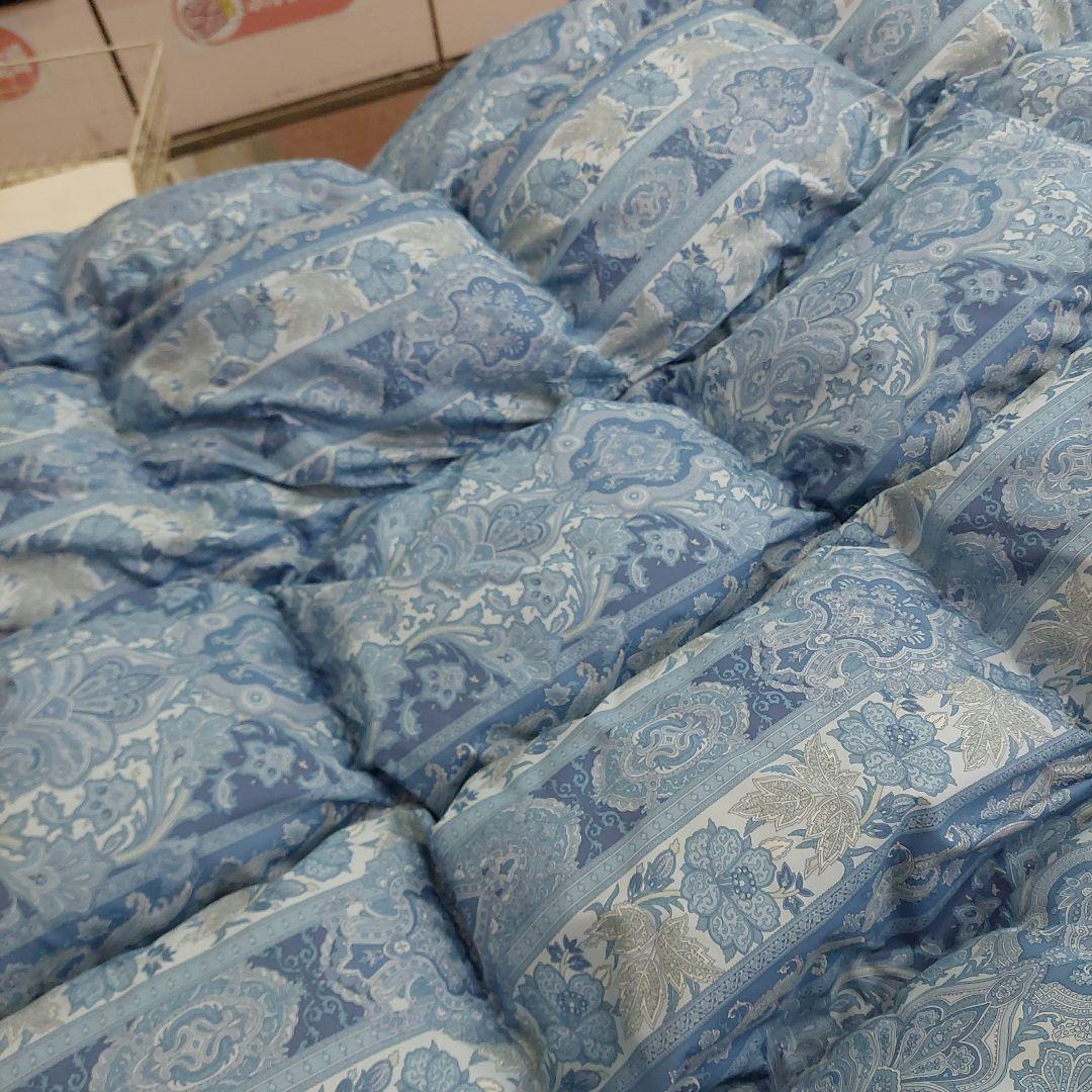 昭和西川 羽毛 掛け布団 中古品