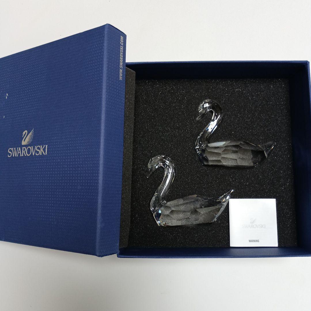 Swarovski スワン 置物 2体セット