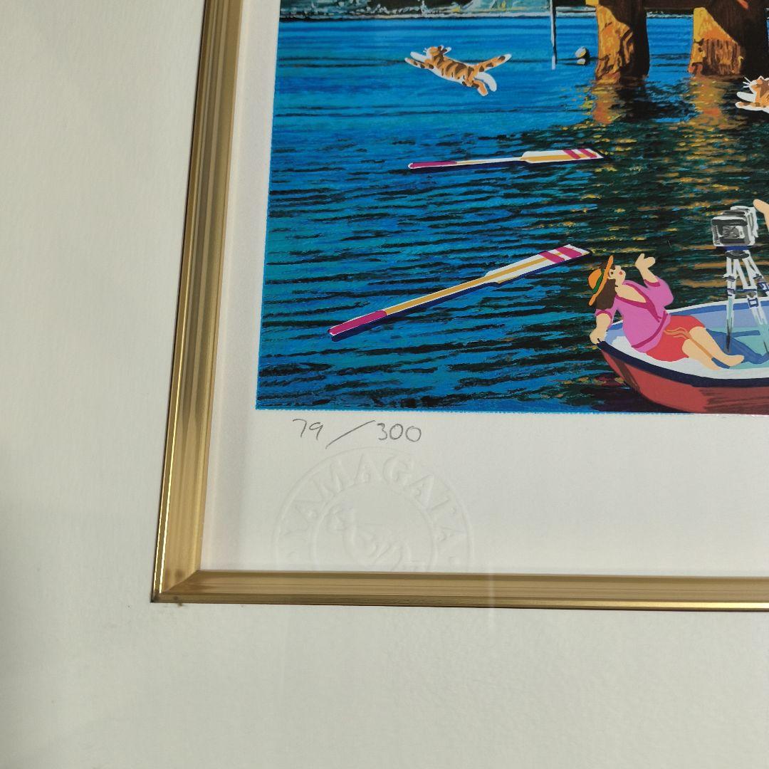 HIRO YAMAGATA シルクスクリーン厳島神社鳥居 日本のエッセンス宮島