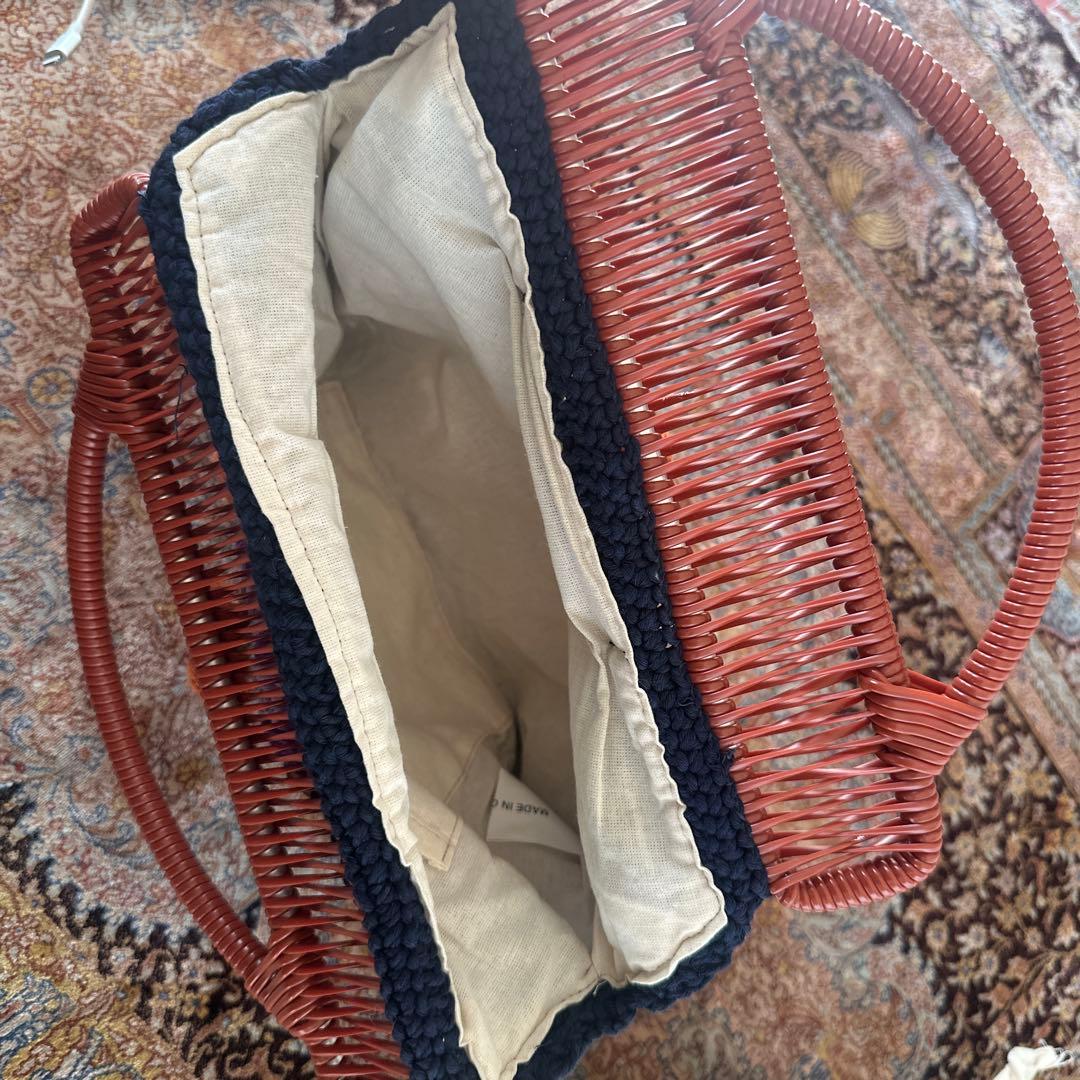 MARNI マルニ クロシェ編み フラワーモチーフ ハンドバッグ