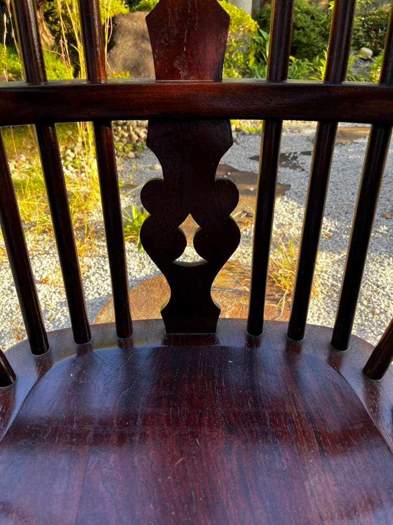 希少 九州民藝家具 ウィンザーチェア ミズメザクラ 無垢材 つくし