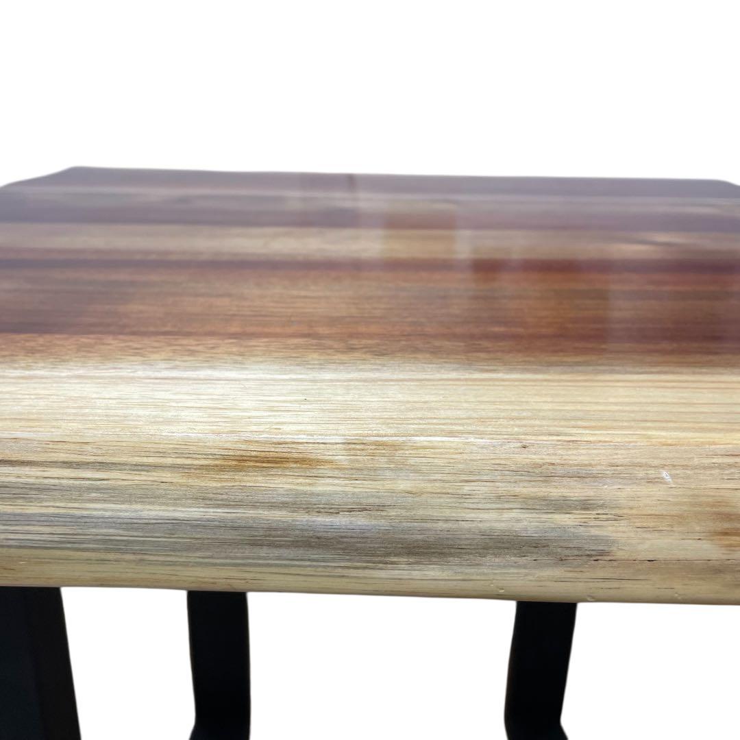 高級 ベトナム製 座卓としても使えるモンキーポッド 一枚板 ダイニング