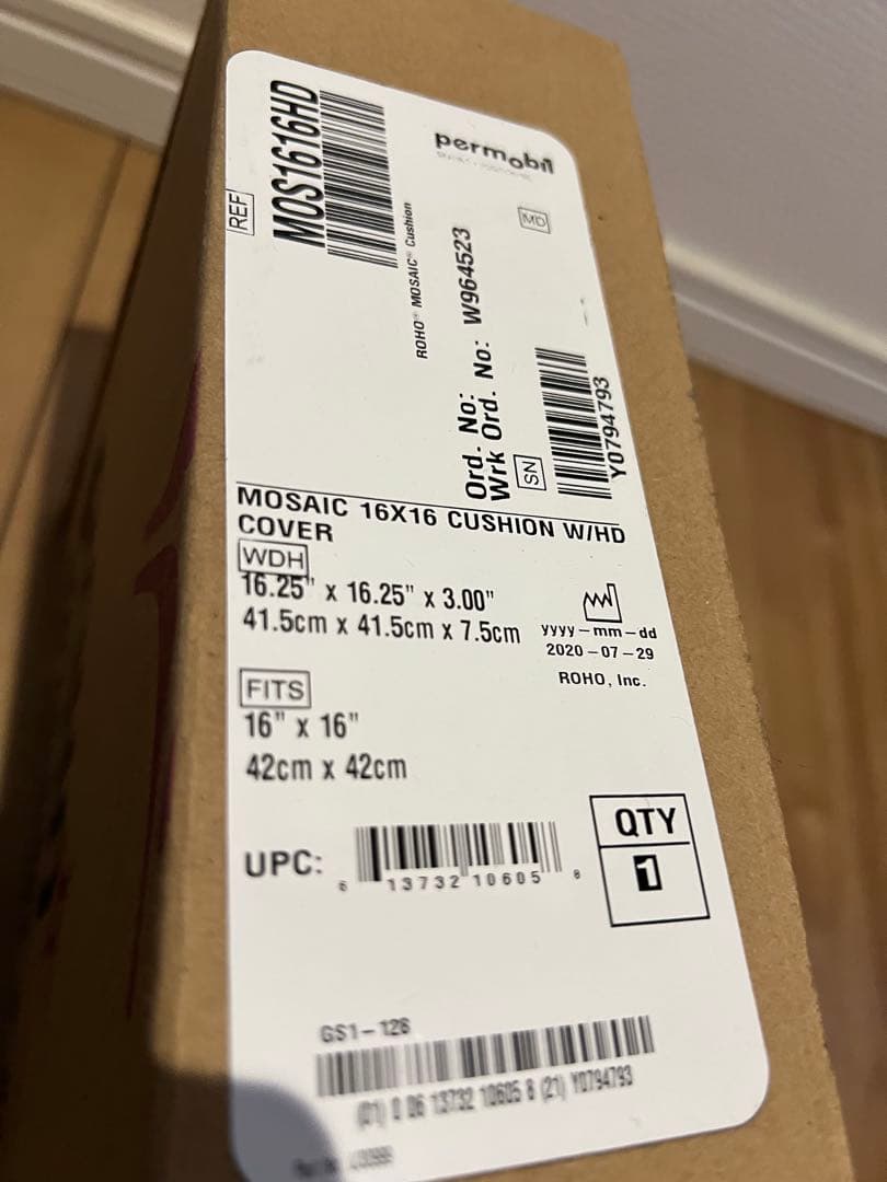 ROHO ロホクッション 車椅子用クッション 16x16インチ