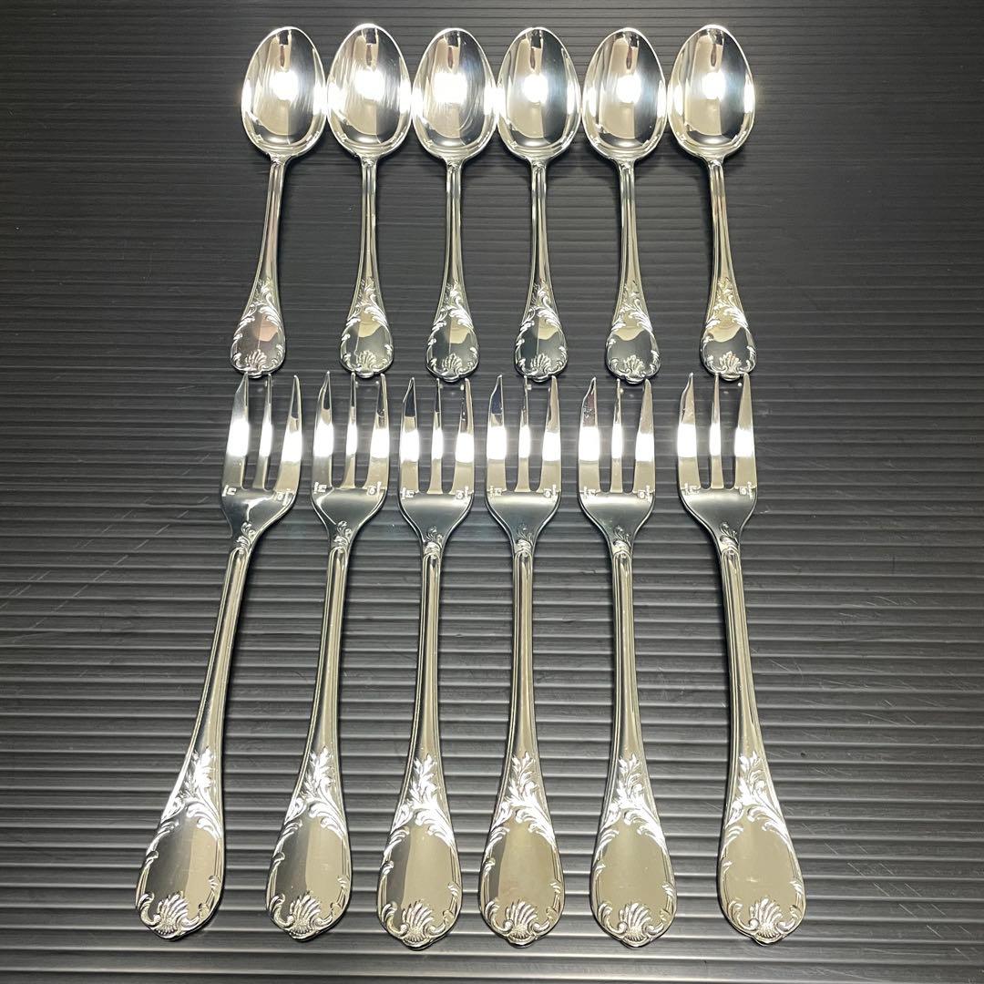 【美品】Christofle クリストフル マルリー 30P カトラリーセット