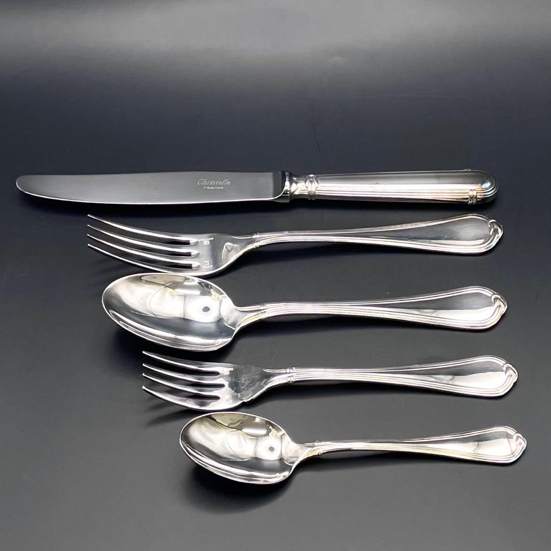 【S】クリストフル カトラリー 5本 ナイフ／フォーク／スプーン