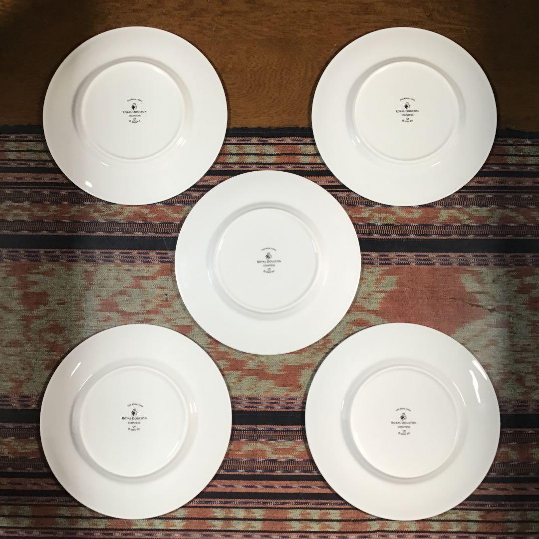 『冬うー特価』　ロイヤルドルトン 『COUNTESS BLUE』　中皿　5枚
