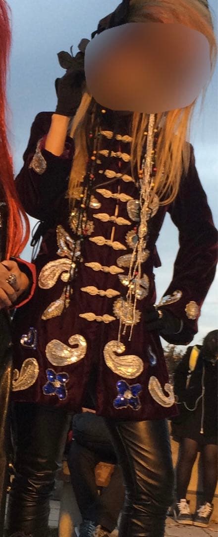 【レア・美品】X JAPAN HIDE Joker 紫ベロア コスプレ衣装