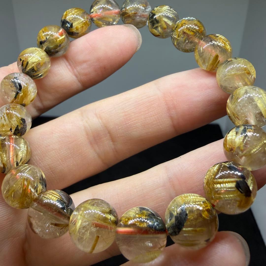 ◯075 太陽放射 ゴールド タイチン ルチル クォーツ◯