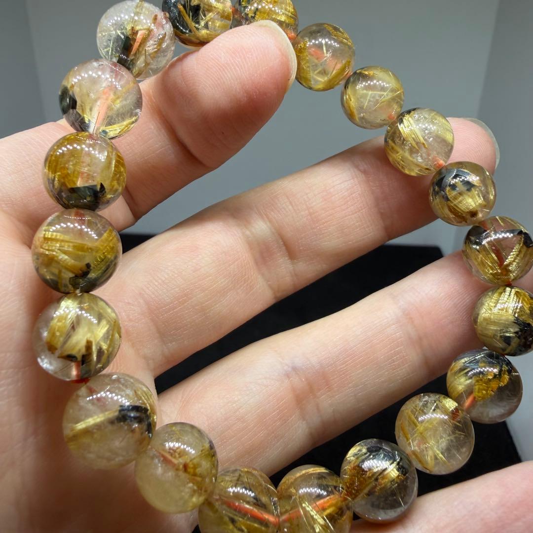 ◯075 太陽放射 ゴールド タイチン ルチル クォーツ◯